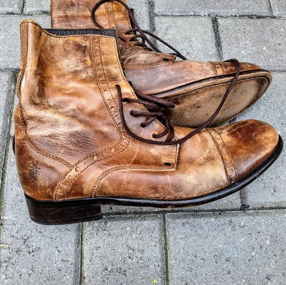 FLY LONDON Men's Walter Lace Up Boot Brown Size 42  ( 9 US )  FLY LONDON - Picture 2 of 5